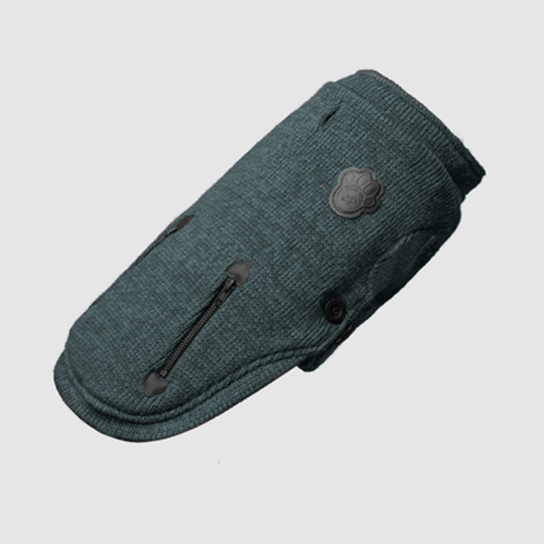 Canada Pooch - Pull en tricot doublé pour chien | Vert forest