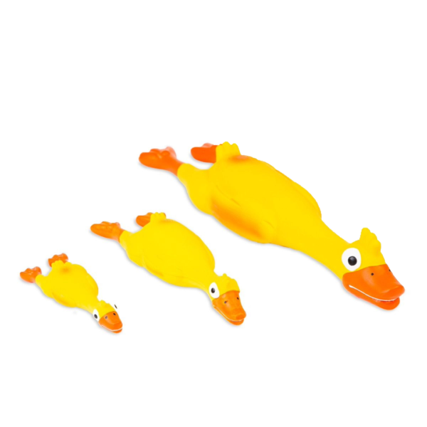Bud'z Jouet En Latex Avec "squeaker" Pour Chien - Canard Jaune