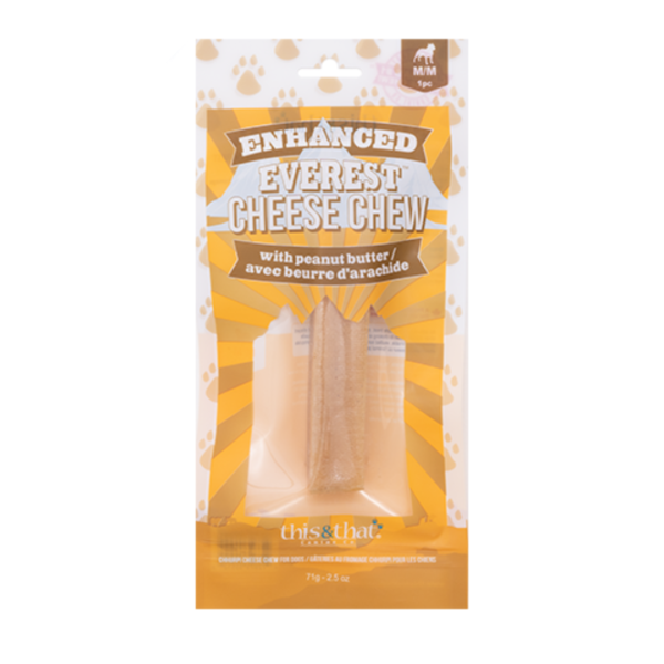 This & That - Fromage de Yak à mâcher | Saveur de Beurre d'arachides