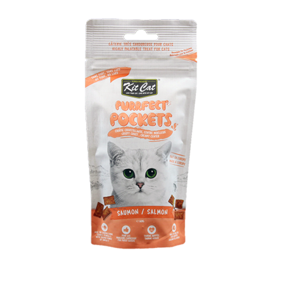 Kit Cat - Gâteries pour chat | Saumon - 60g