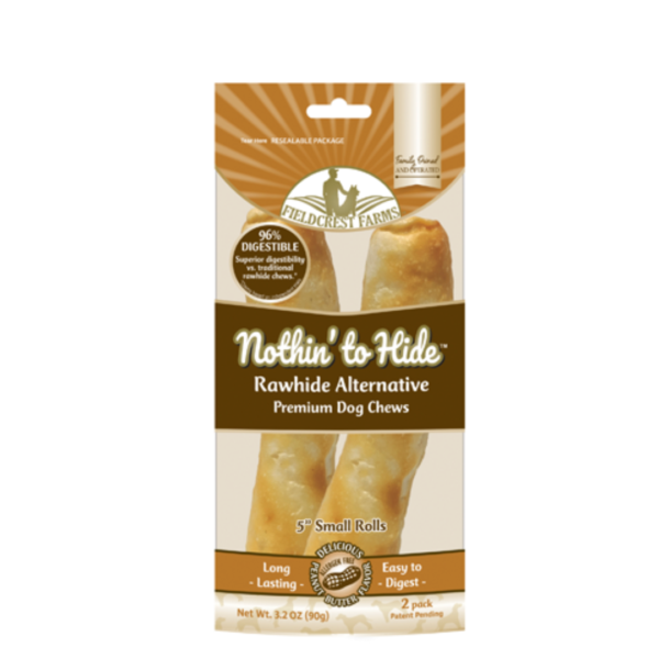 Nothin' to Hide - Rouleaux à base de collagène | Beurre d'arachides - Pqt 2