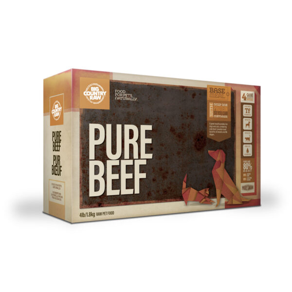Big Country Raw - Repas Pur boeuf | Chien et chat - 4lbs