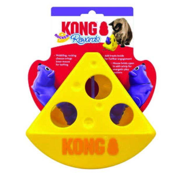 Kong - Reward | Fromage oscillant distributeur de gâteries | Chats
