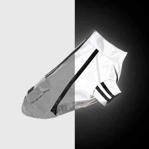 Canada Pooch - Canada Pooch Veste de pluie réfléchissante | Gris - 12''