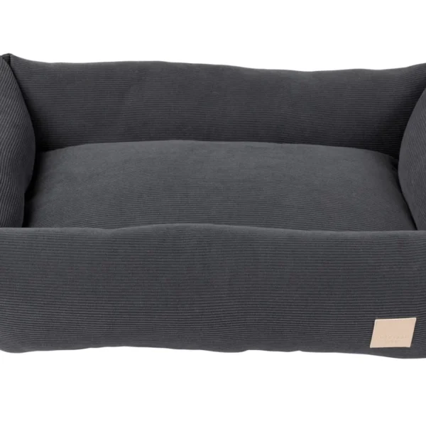 Fuzzyard - Lit de luxe pour chien | Velours côtelé - Gris
