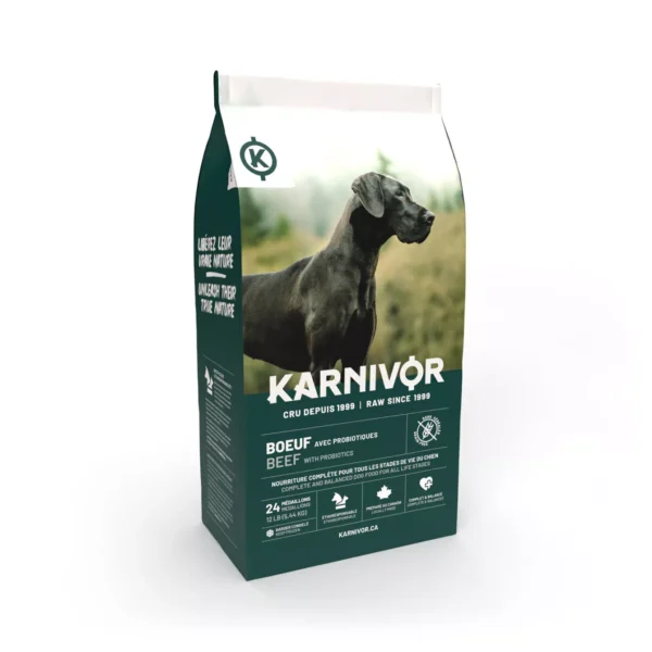 Karnivor - Nourriture crue pour chien | Boeuf - 12 lbs