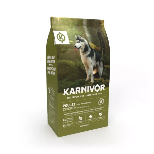 Karnivor - Nourriture crue pour chien | Poulet - 12 lbs