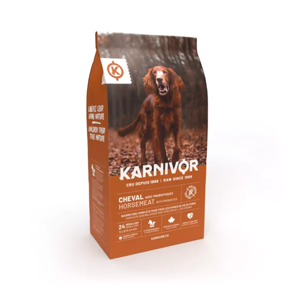 Karnivor - Nourriture crue pour chien | Cheval - 12 lbs