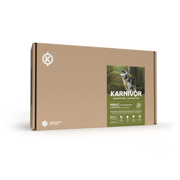 Karnivor -  Nourriture crue pour chien | Poulet - 24 lbs PRODUIT DISCONTINUÉ