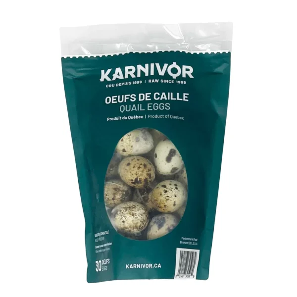 Karnivor - Oeufs de caille pqt 30