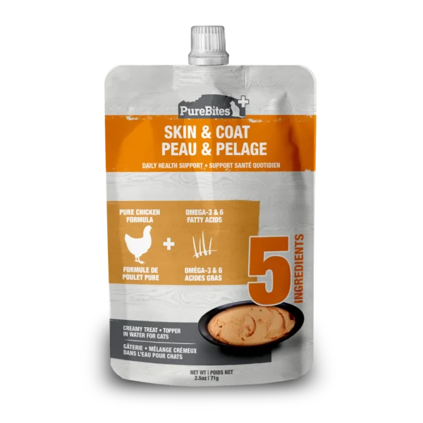 PureBites - Cremeux pour chat | Peau et pelage - 71g