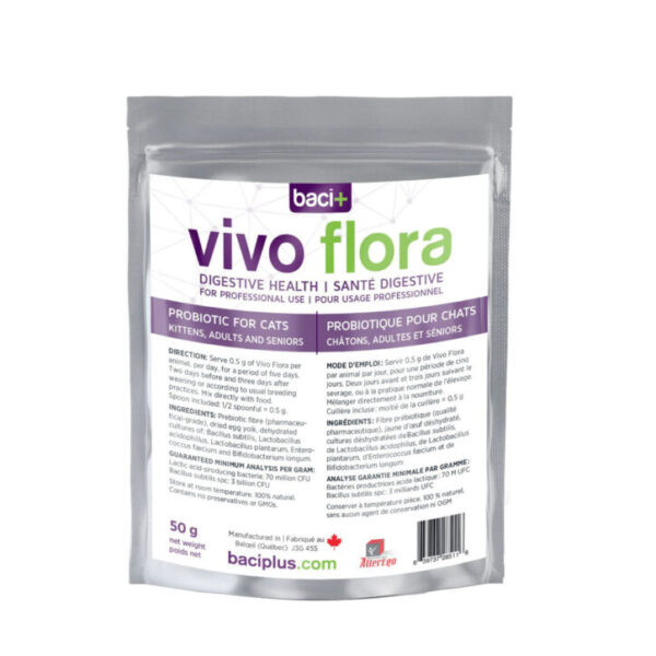 Baci+ Vivo Flora pour chat 50g