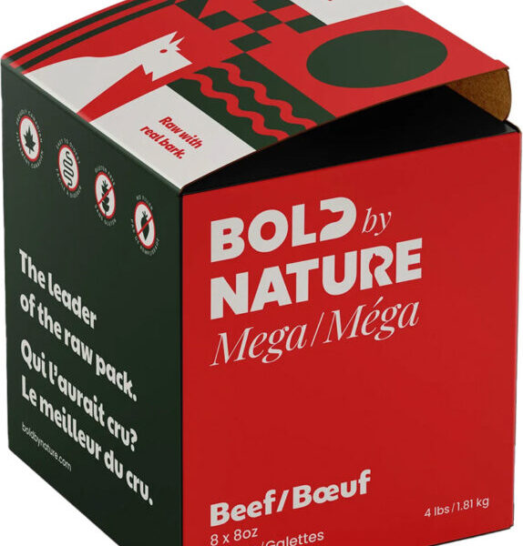 Bold by Nature - Nourriture crue pour chien | Méga - 4lbs