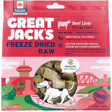 Great Jack's - Gâteries de boeuf lyophilisée | Chien