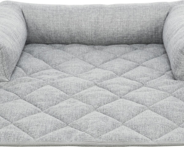 Trixie - Protège siège rembourré nero gris | 52 cm x 75 cm