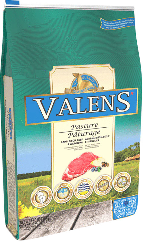 Valens nourriture pour chien pâturage