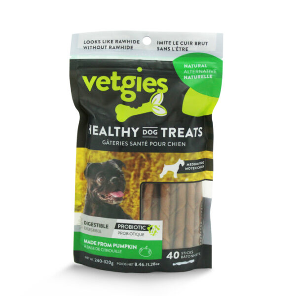 Vetgies - Twist végétarien à base de citrouille | Petit chien - pqt 40