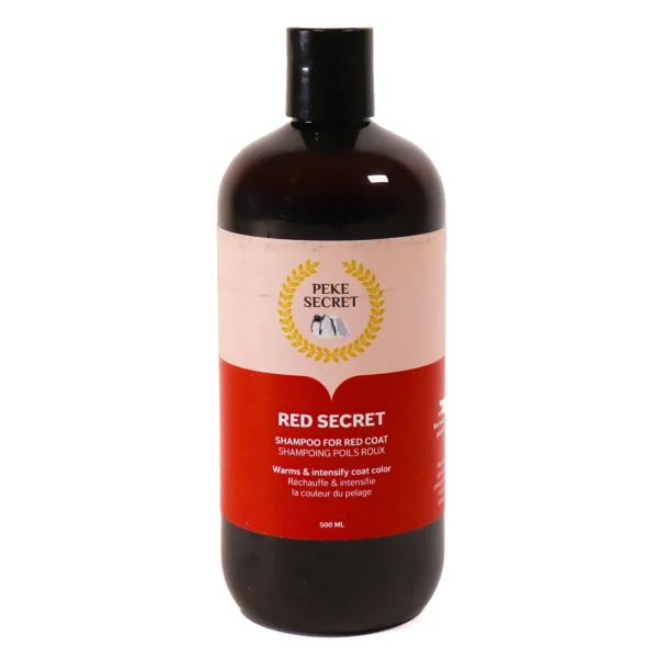 Peke Secret - Shampoing naturel pour chien et chat | Red Secret - 500ml