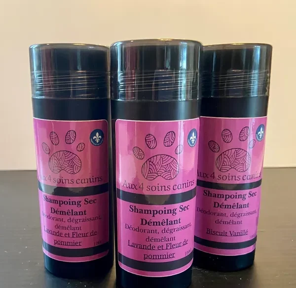 Aux 4 Soins Canin - Shampoing sec - 100g