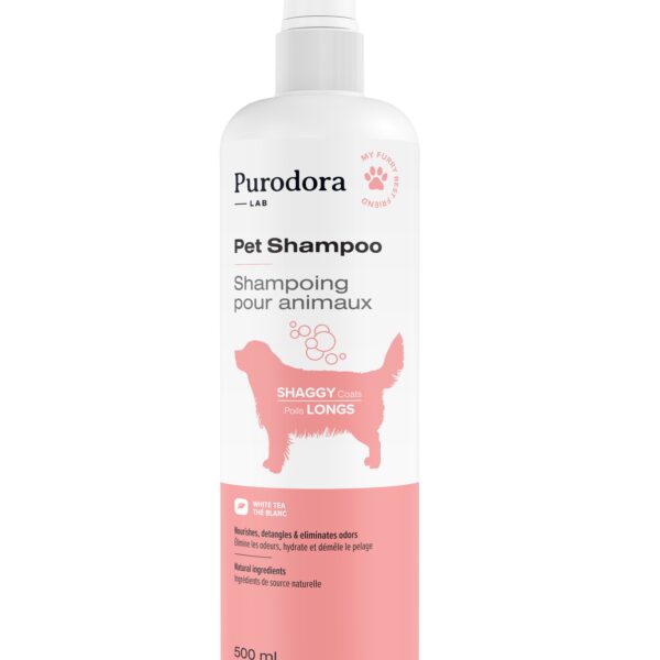 Purodora Lab, Shampoing Pour Animaux à Poils Longs