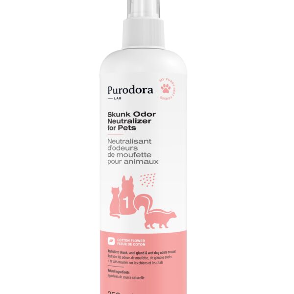 Purodora Lab, Neutralisant D'odeurs De Moufette Pour Animaux 250ml