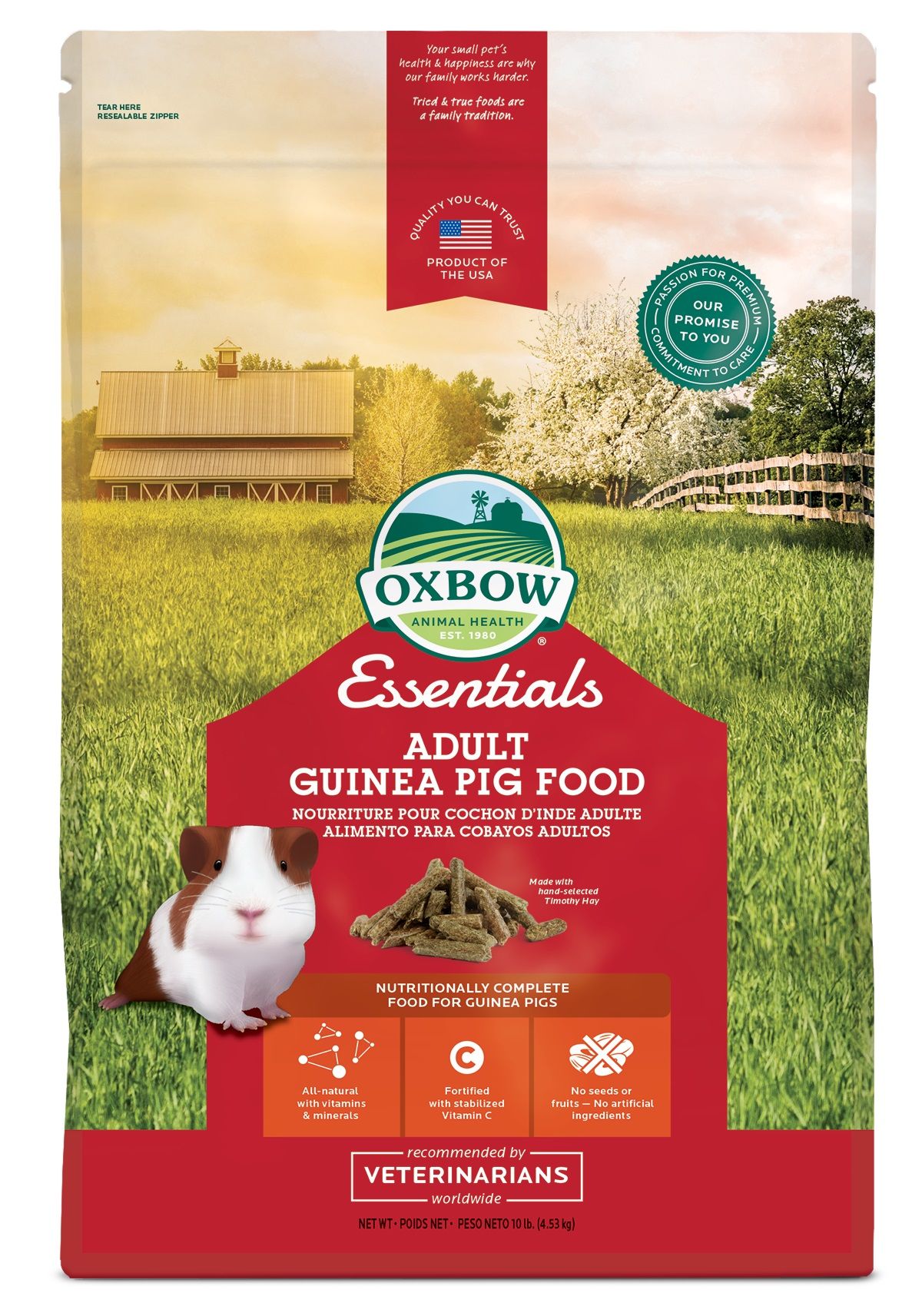 Oxbow Essentials nourriture Pour Cochon D'inde Adulte