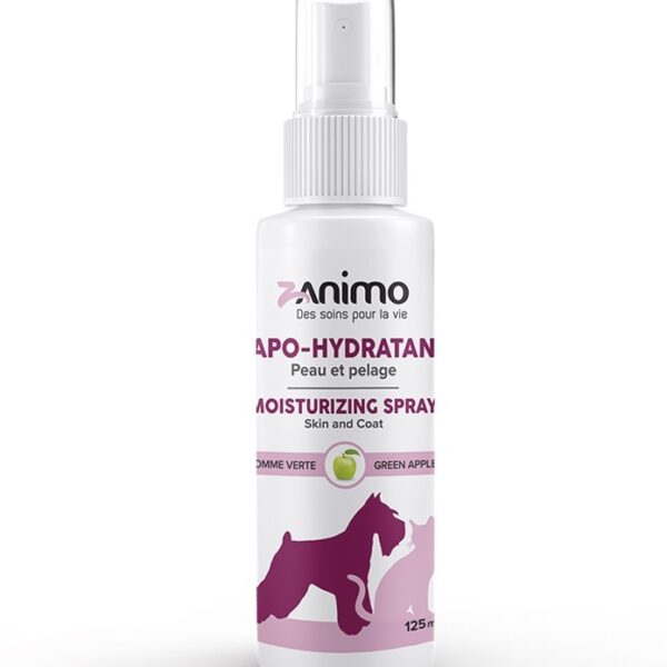 Zanimo - Vapo-Hydratant | Démêlant anti-statique hydratant | Chien et chat - 125ml
