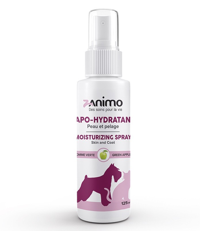 Zanimo - Vapo-Hydratant | Démêlant anti-statique hydratant | Chien et chat - 125ml