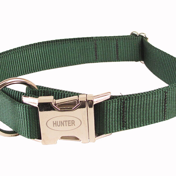 Hunter - Collier Nylon clip métal - Chien | 3/4" x 13"- 19"