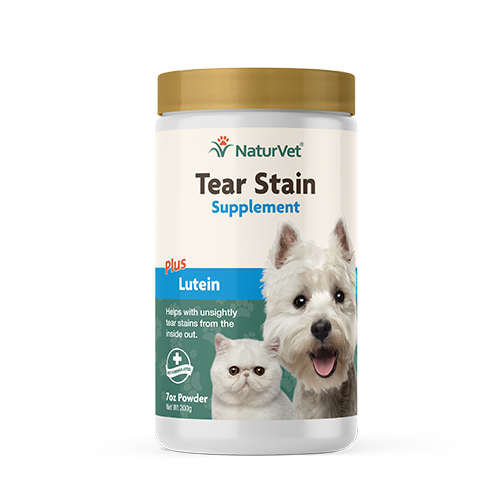 NaturVet - Supplément pour les taches lacrymale | Chats et chiens - 132g