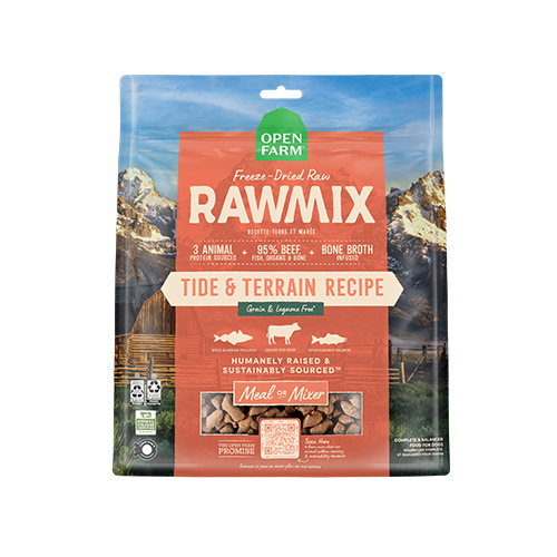 Open Farm RawMix - Repas ou garniture lyophilisée crue | Recette pré et marée