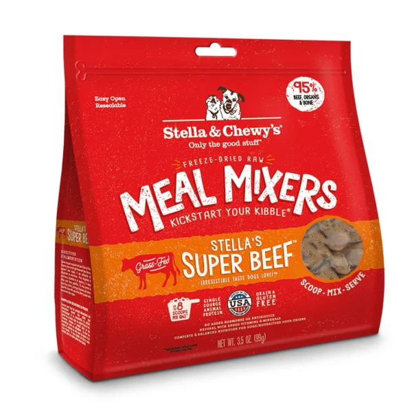 Stella & Chewy's | Rehausseur de repas lyophilisé pour chien - Bœuf