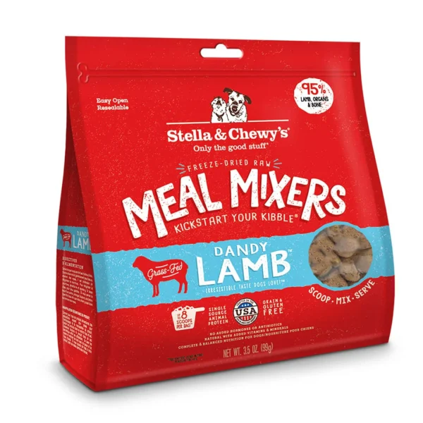 Stella & Chewy's | Rehausseur de repas lyophilisé pour chien - Agneau