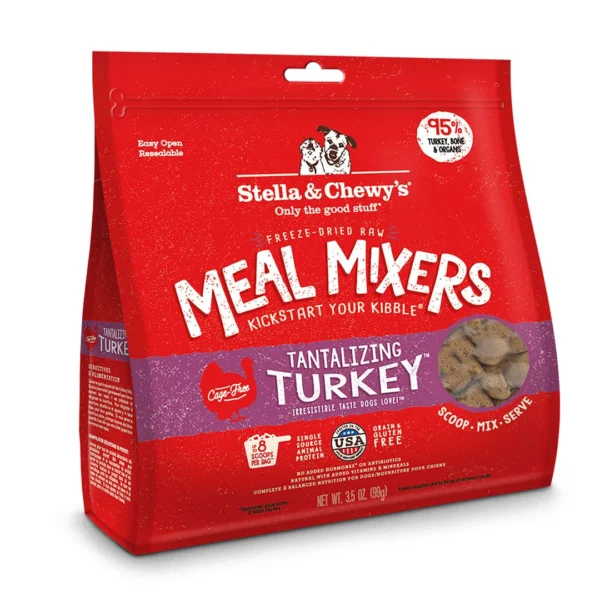 Stella & Chewy's | Rehausseur de repas lyophilisé pour chien - Dinde