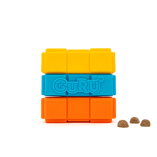 GURU - Jouet pour chien interactif | Dog-X Cube Moyen jusqu'a 75 livres