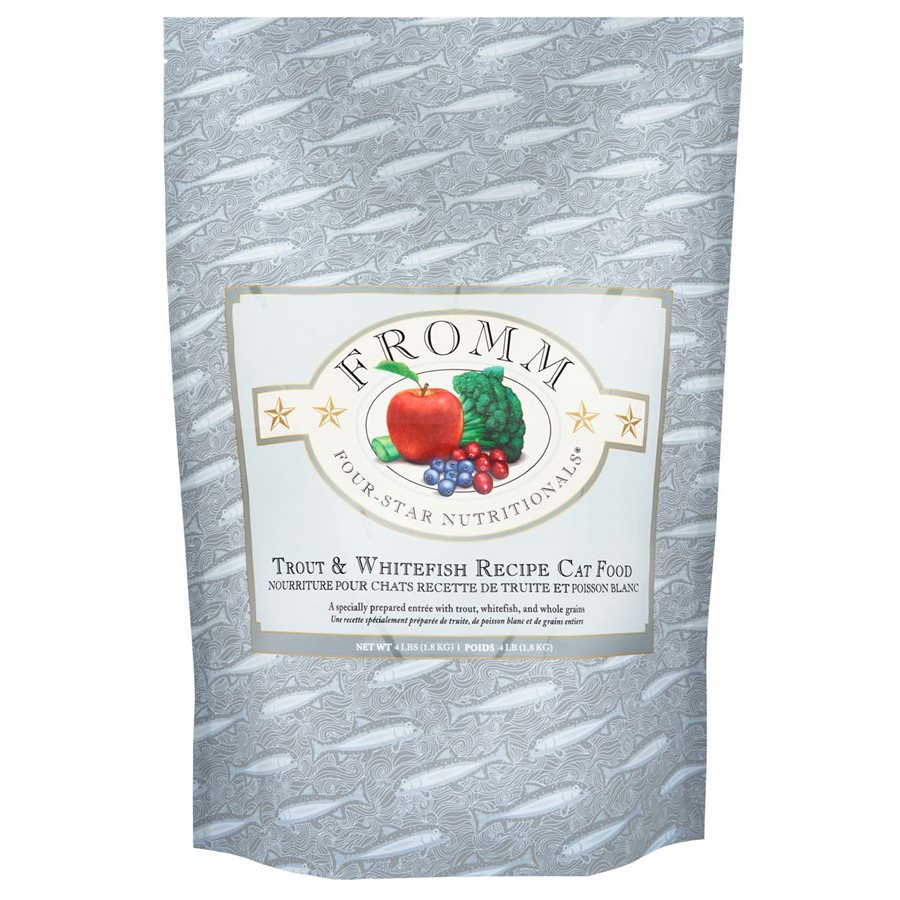 Fromm Four star pour chat sans grains Truite & poisson blanc