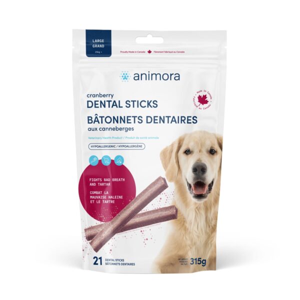 Animora Bâtonnets Dentaires Aux Canneberges Pour Chien