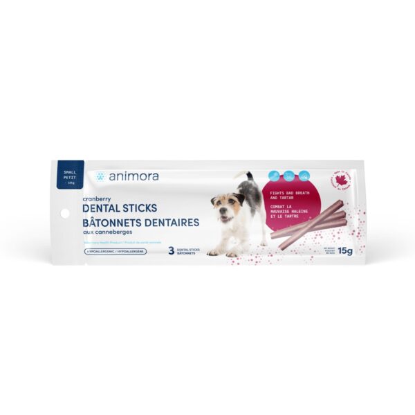 Animora Bâtonnets Dentaires Aux Canneberges Pour Chien - Format d'essaie