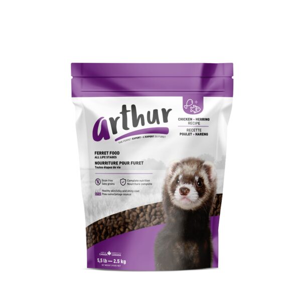 Arthur Nourriture pour furet | Poulet Et Hareng