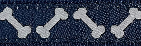 Hunter - Collier Nylon - Chien | 1" x 22" - Bleu os