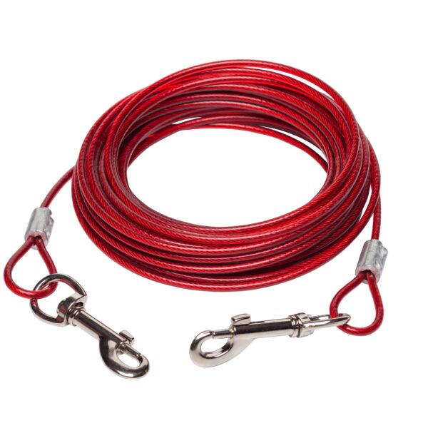 Bud'z Câble D'attache 30' / 9m (pour Chiens Jusqu'à 25 Lb)