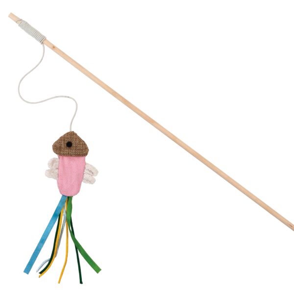 Bud'z Jouet Pour Chat - Canne à Pêche Méduse, Rose