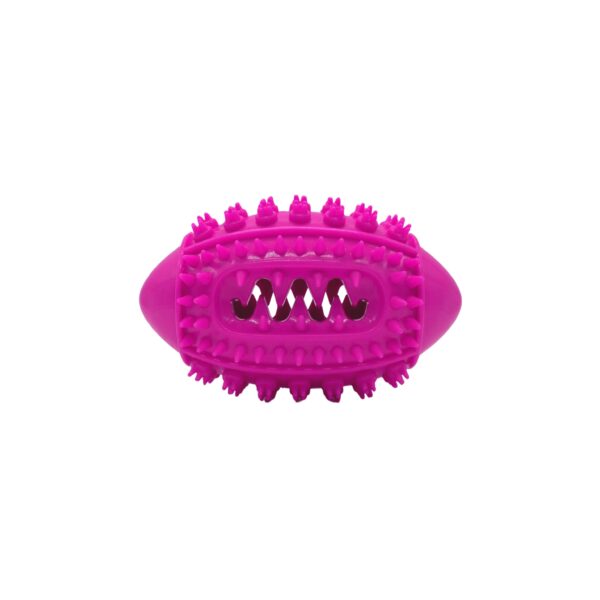 Bud'z | Jouet En Caoutchouc Pour Chien - Ballon De Football, Rose 15cm