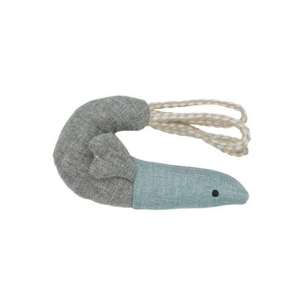 Bud'z Jouet Pour Chat - Crevette avec herbe à chat | Tissu recyclé 12.5cm