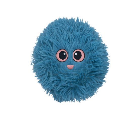 Bud'z - Jouet pour chien en peluche, 4 tissus | Grosse balle joufflue - 18 cm