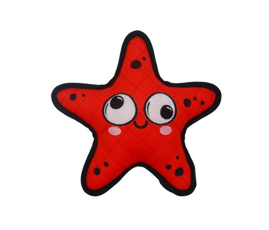 Bud'z - Jouet en peluche pour chien 4 Tissus | Étoile étourdie - 26cm