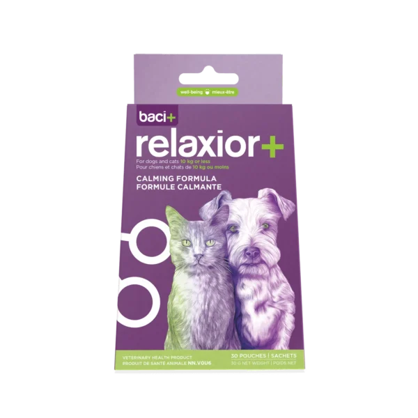 Baci+ | Relaxior+ Formule calmante naturelle pour chiens et chats | 30g
