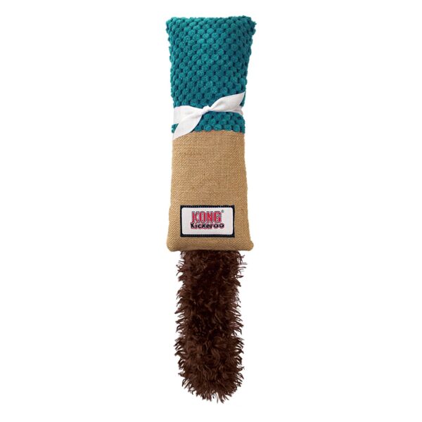 Kong - Kickeroo | Jouet avec herbes à chat en toile de jute