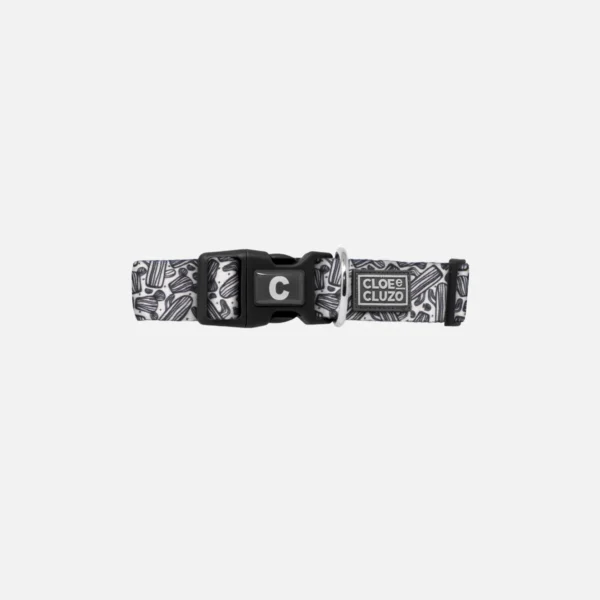 Cloe e Cluzo - Collier avec imprimée ajustable pour chien