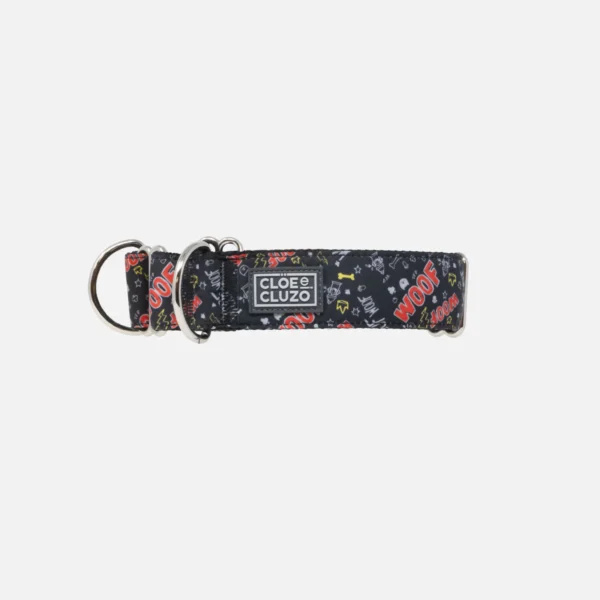 Cloe e Cluzo - Collier pour chien | Martingale - imprimée Woof
